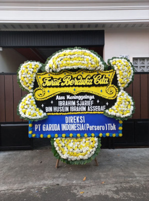 Papan Bunga Duka di Pematang Bandar