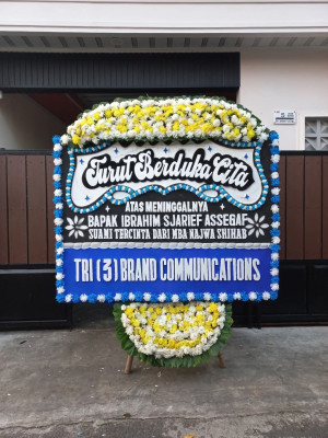 Papan Bunga Duka di Pematang Bandar